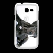 Coque Samsung Galaxy Fresh Dogue allemand noir