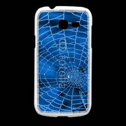 Coque Samsung Galaxy Fresh Toile d'araignée bleue