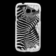 Coque Samsung Galaxy Fresh Zèbre en noir et blanc