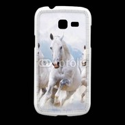 Coque Samsung Galaxy Fresh Chevaux blancs