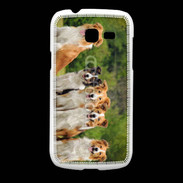 Coque Samsung Galaxy Fresh Groupe de 5 chiens Border Collie