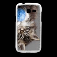 Coque Samsung Galaxy Fresh Chaton et pelote de laine