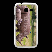 Coque Samsung Galaxy Fresh Rhinocéros et son petit
