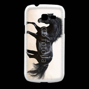 Coque Samsung Galaxy Fresh Cheval noir au galop 5