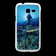 Coque Samsung Galaxy Fresh Tortue et plongeur