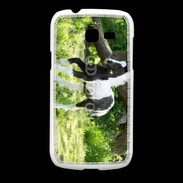 Coque Samsung Galaxy Fresh Poulain noir et blanc
