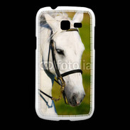 Coque Samsung Galaxy Fresh Portrait cheval blanc 25