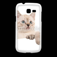 Coque Samsung Galaxy Fresh Petit chaton en portrait