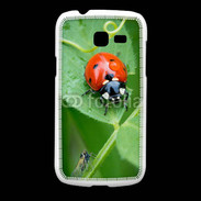 Coque Samsung Galaxy Fresh Coccinelle sur une feuille