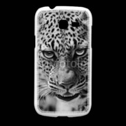 Coque Samsung Galaxy Fresh Léopard en noir et blanc 500