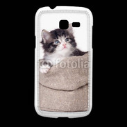 Coque Samsung Galaxy Fresh Chaton dans un sac