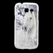 Coque Samsung Galaxy Fresh Portait de Cheval dans la neige 500