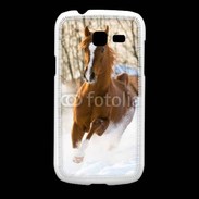 Coque Samsung Galaxy Fresh Cheval arabe dans la neige 100
