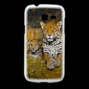 Coque Samsung Galaxy Fresh Portrait de Léopard avec petit