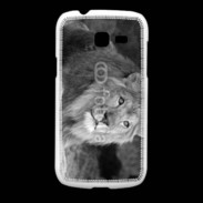 Coque Samsung Galaxy Fresh Lion en noir et blanc 800