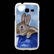Coque Samsung Galaxy Fresh Lapin dans un mug bleu