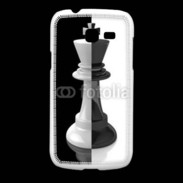 Coque Samsung Galaxy Fresh Roi d'échec noir et blanc