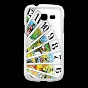 Coque Samsung Galaxy Fresh Cartes de tarot sur fond blanc