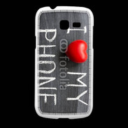 Coque Samsung Galaxy Fresh J'aime mon téléphone
