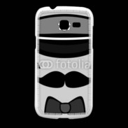 Coque Samsung Galaxy Fresh Moustache et casquette tête de mort