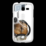 Coque Samsung Galaxy Fresh Chien écoutant de la musique