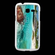Coque Samsung Galaxy Fresh Belle plage avec tortue