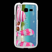 Coque Samsung Galaxy Fresh La vie en rose à la plage