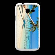 Coque Samsung Galaxy Fresh Palmier sur la plage tropicale