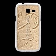 Coque Samsung Galaxy Fresh Soleil et sable sur la plage