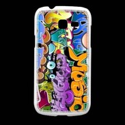 Coque Samsung Galaxy Fresh Graffiti seamless background. Hip-hop art