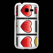 Coque Samsung Galaxy Fresh Triple coeur machine à sous