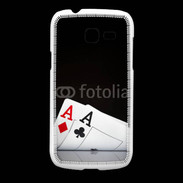 Coque Samsung Galaxy Fresh Paire d'As au poker 85