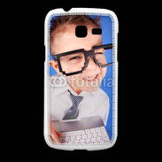 Coque Samsung Galaxy Fresh jeune Geek avec clavier
