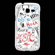 Coque Samsung Galaxy Fresh Eléments de musique en dessin