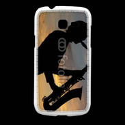 Coque Samsung Galaxy Fresh Saxophoniste au couché de soleil