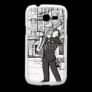 Coque Samsung Galaxy Fresh La vie en Jazz noir et blanc 55