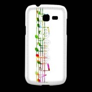 Coque Samsung Galaxy Fresh Portée de notes en couleur 50