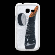 Coque Samsung Galaxy Fresh Crosse et palet de Hockey sur glace