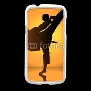 Coque Samsung Galaxy Fresh Silhouette de karatéka