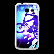 Coque Samsung Galaxy Fresh Illustration BMX bleu
