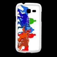 Coque Samsung Galaxy Fresh Illustration mêlée de rugby