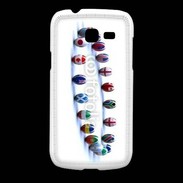 Coque Samsung Galaxy Fresh Rangée de ballon de rugby