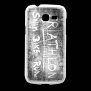 Coque Samsung Galaxy Fresh Triathlon en noir et blanc 25