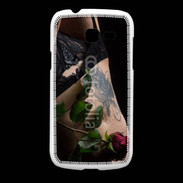 Coque Samsung Galaxy Fresh Lingerie et rose rouge
