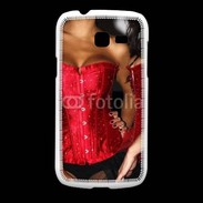 Coque Samsung Galaxy Fresh Belles et sexy en noir et rouge