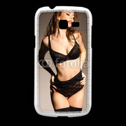 Coque Samsung Galaxy Fresh Femme sexy en lingerie noire