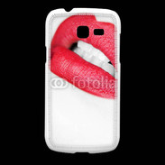Coque Samsung Galaxy Fresh bouche sexy rouge à lèvre gloss crayon contour