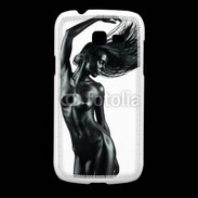 Coque Samsung Galaxy Fresh Femme nue body painting noir et blanc 1 