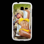 Coque Samsung Galaxy Fresh Femme sexy sur un transat de plage