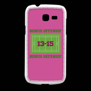 Coque Samsung Galaxy Fresh Bonus Offensif-Défensif Rose